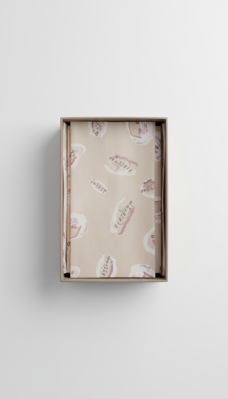 Mink Taupe Minimalist Packaging Box
