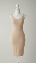 Champagne Beige Bodycon Dress