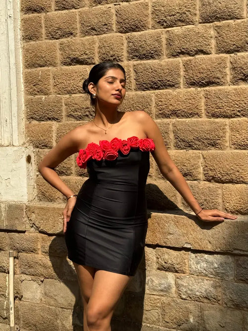Bella Rose Dress - Clothing