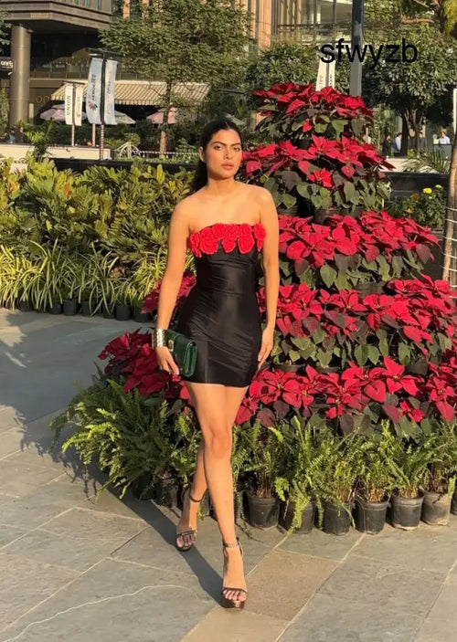 Bella Rose Dress - Clothing