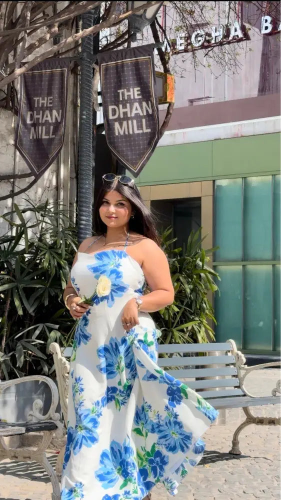 Blue Lily dress - Clothing