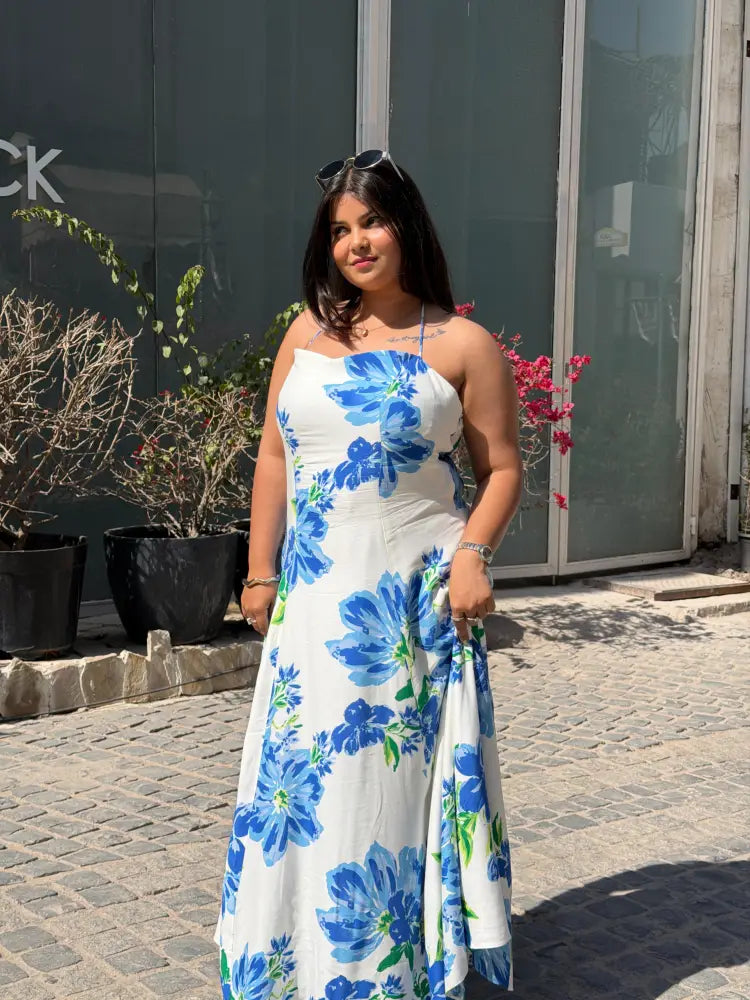 Blue Lily dress - Clothing