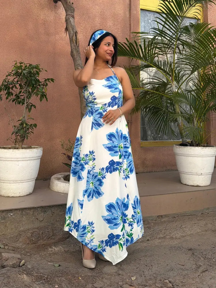 Blue Lily dress - Clothing
