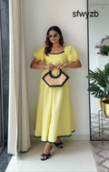 Daisy Lemon Flare Dress - XS - Clothing