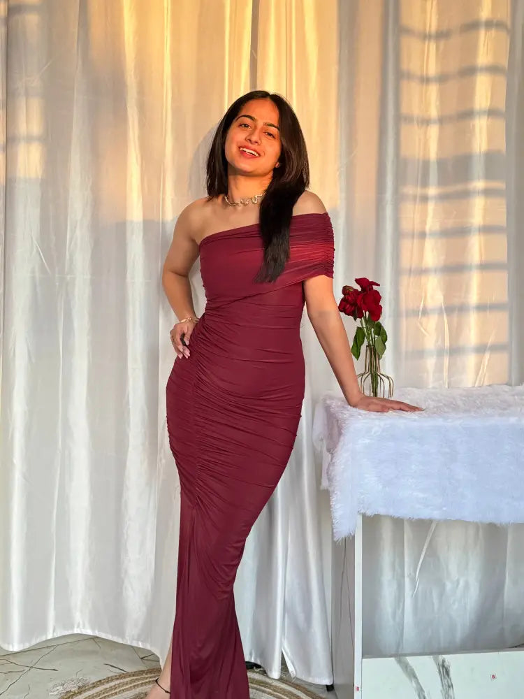 Rose Elegance Dress - Clothing