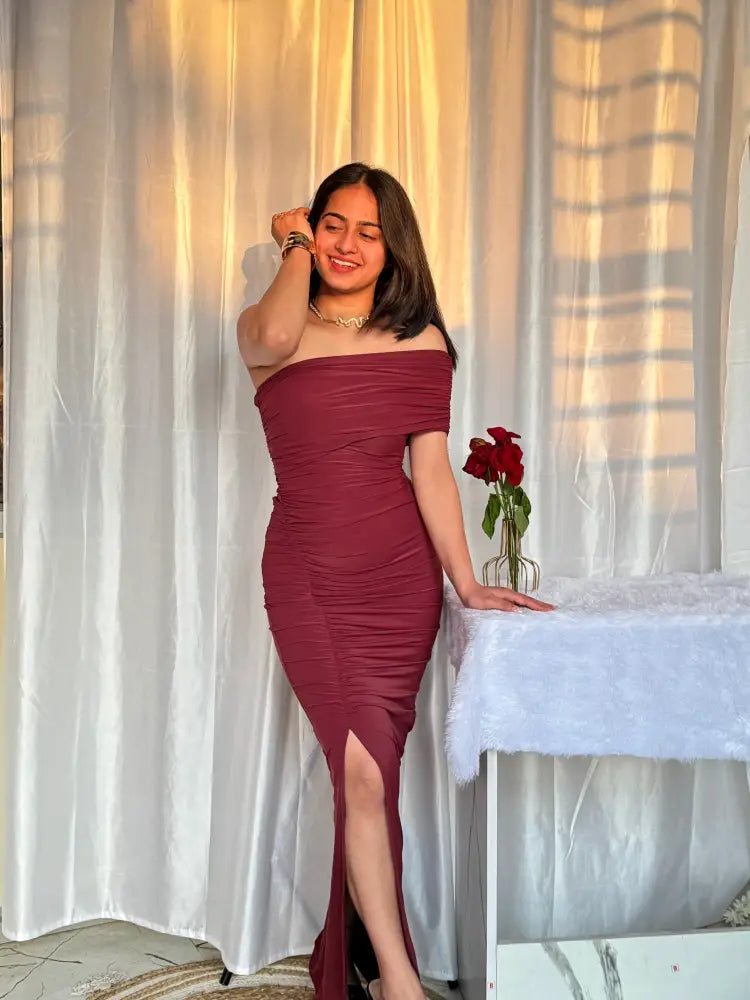 Rose Elegance Dress - Clothing