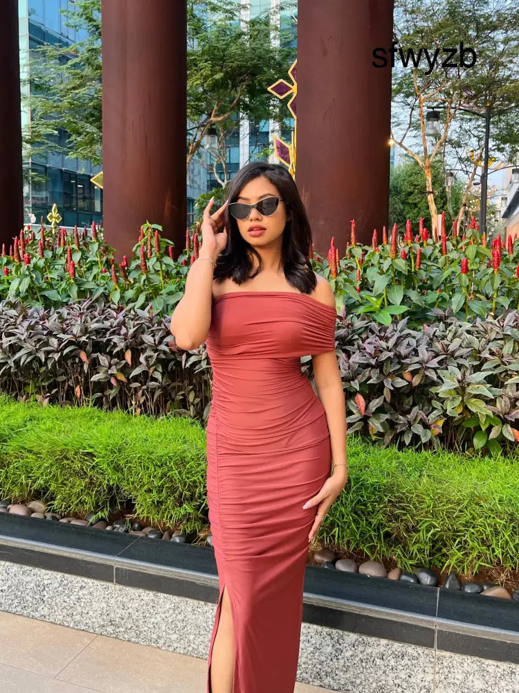 Rose Elegance Pink Dress - Clothing